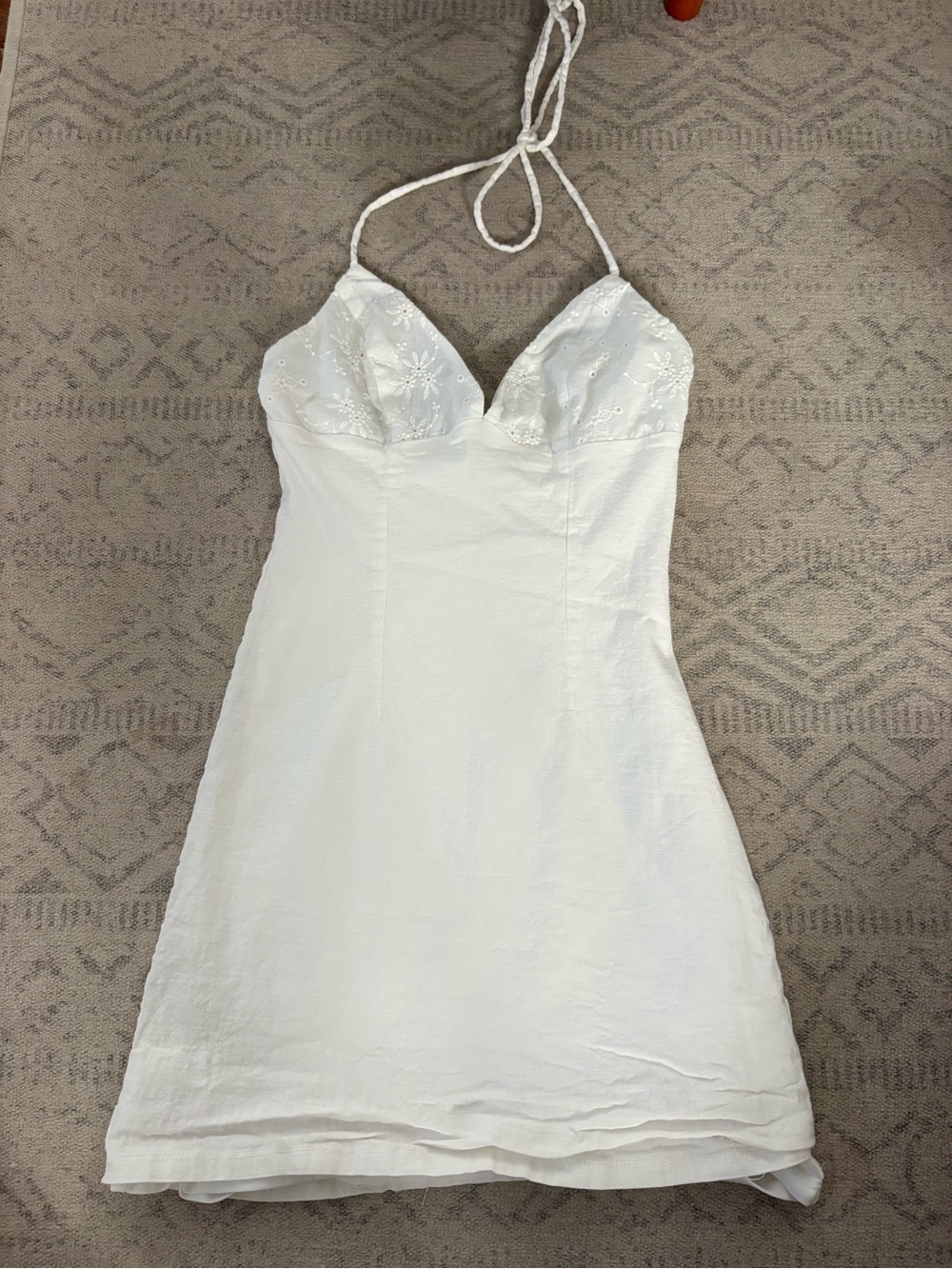 Princess Polly Halter Linen Dress